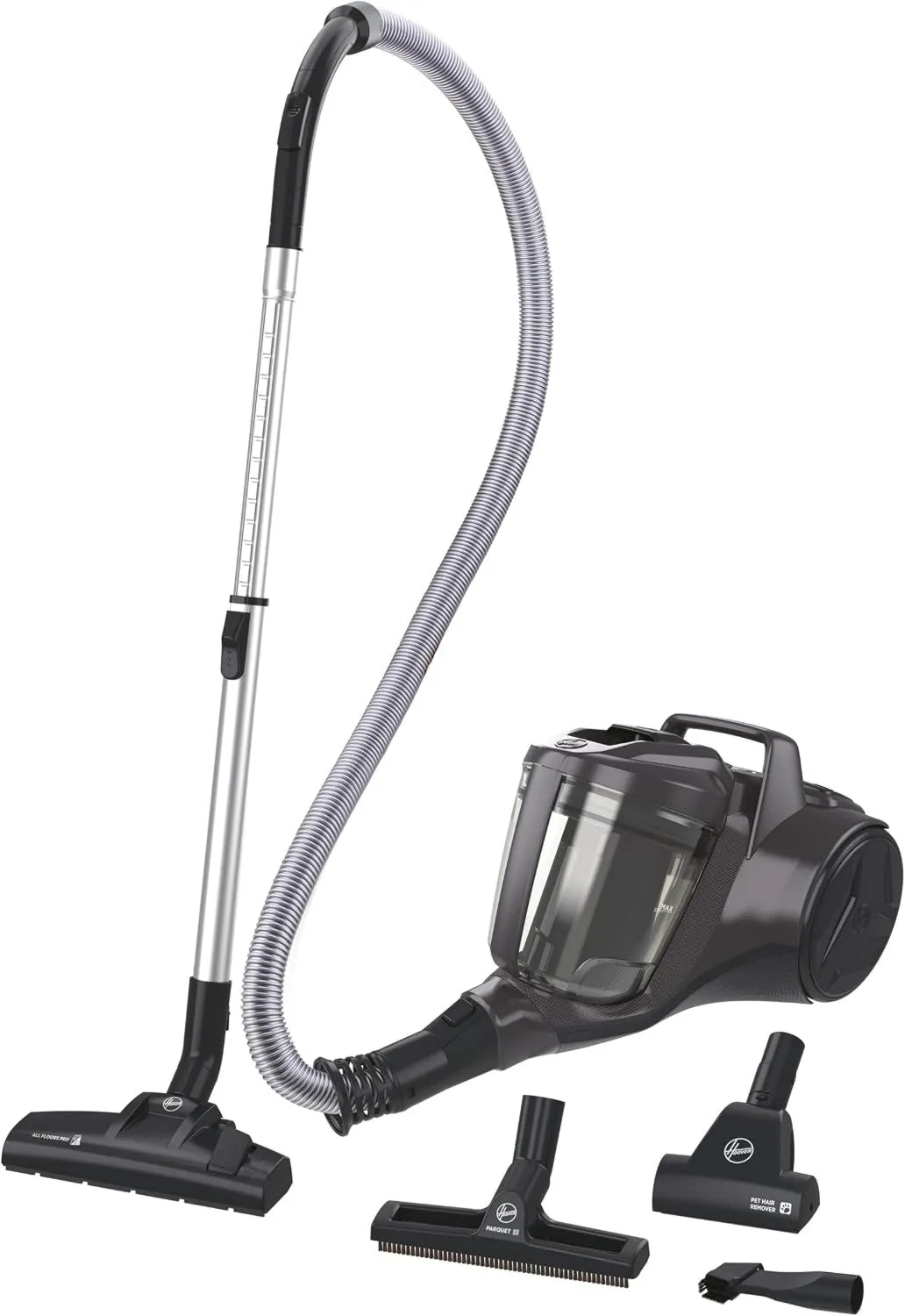 Hoover odkurzacz tradycyjny, HP1 2in1 Odkurzacz, 2 l, 120PET Cyklonic Pet, Filtr EPA Pranie 2en1