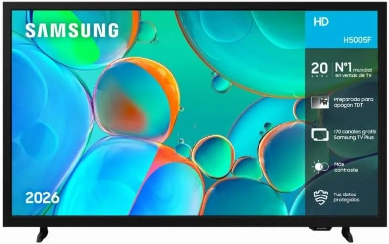 Samsung, H5005 Smart TV, 32 cali, TV, 4K UHD, HDR, zdolny do nadawania UHD 4K, OTS Lite