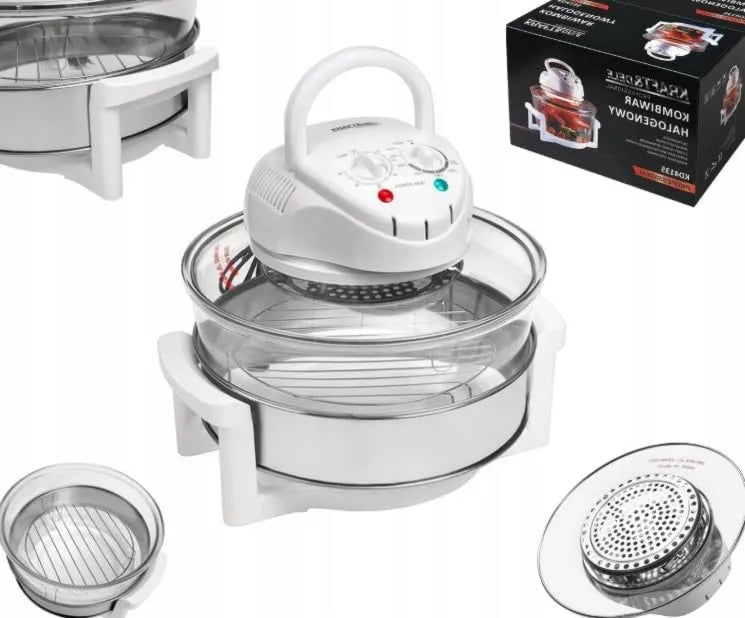 KRAFT&DELE, Piec elektryczny, 18 l, 1500 W, piec mieszany halogenowy 18 l 1500 W