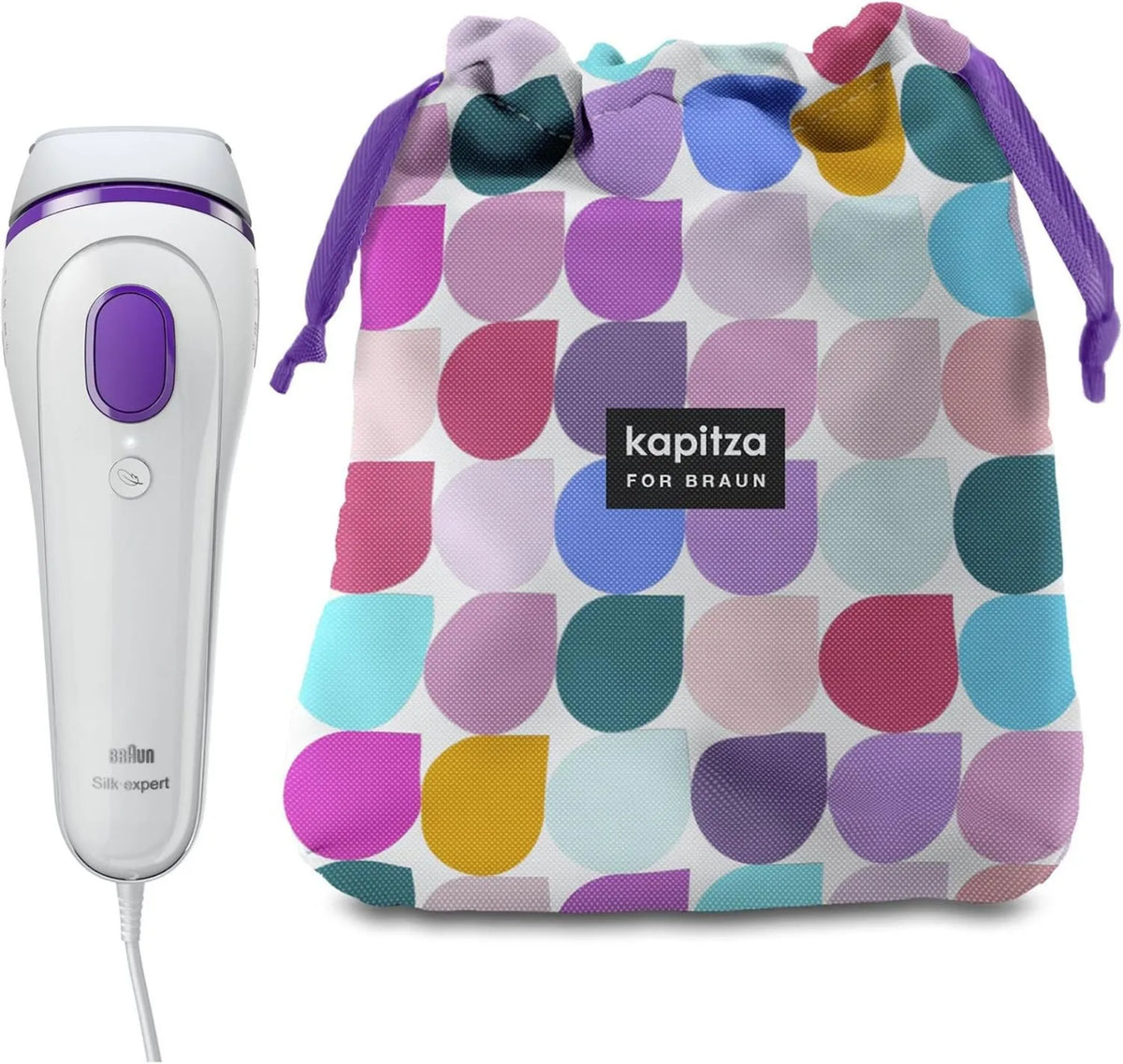Braun depilator IPL, Aparatura do usuwania włosów z włosów dla kobiet, Dylator, biały