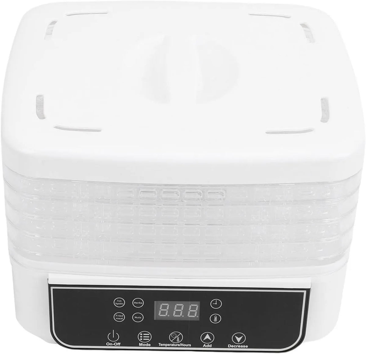 Haofy suszarka do żywności, Suszarka, Soak, odwodniona żywność, 160 W, zegar, tłumik, 5 Płyty, dla mięsa