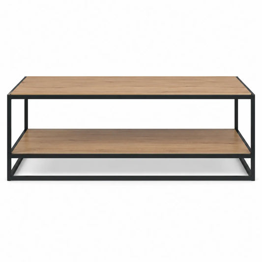 Stolik kawowy z płyty MDF i stali 110x60x40 cm