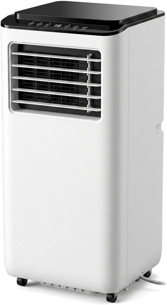 HUANQIN klimatyzator przenośny, 24H Klimatyzator, zegar, oscylacja, 28 m² chłodzenie do domu i biura, 11000 BTU, 2 prędkości, 12000 BTU z zdalnym sterowaniem