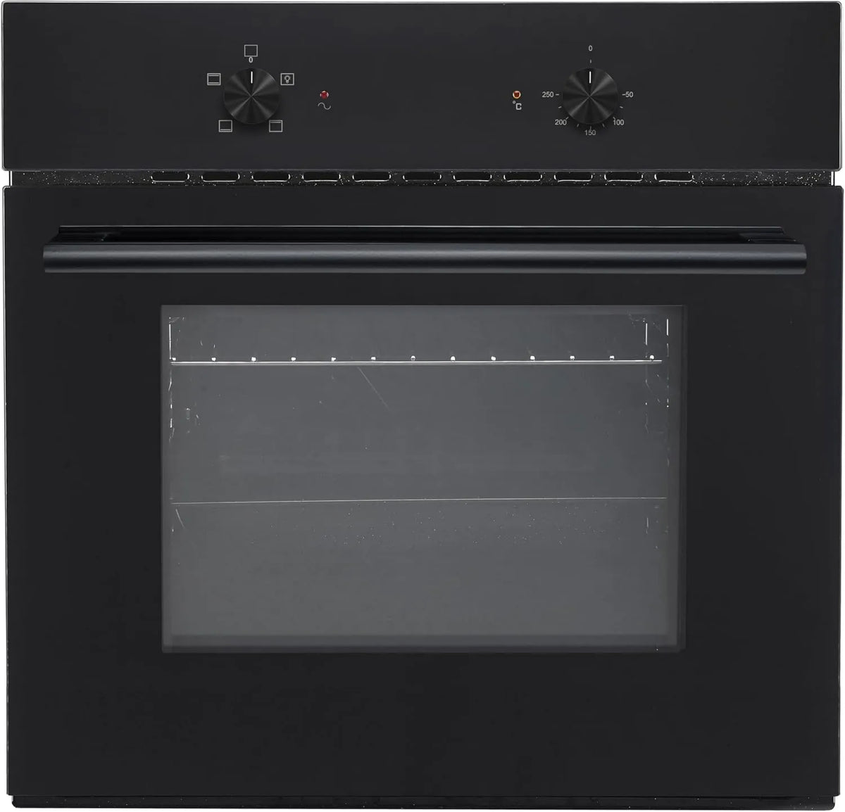 Respekta piekarnik do zabudowy, Elektryczny piekarnik, 60 cm, 60 l, klasa energetyczna E, do zabudowy oświetlenie, oświetlenie LED, czarny, 3 tryby gotowania, Czarny szkło