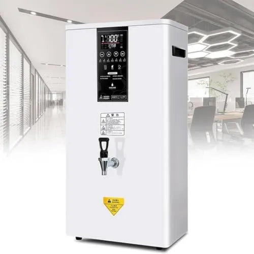 JKJZSALJ, Dystrybutor, 50 l, 3000 W, dotyk, ekran LCD, profesjonalny, biały, do kawiarni i biur