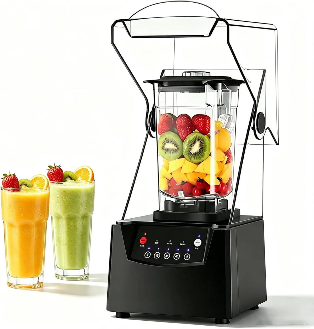 Generic blender kielichowy, Maszyna do mleka, 2 l, 2200 W, profesjonalny, 2 l komercyjny mikser