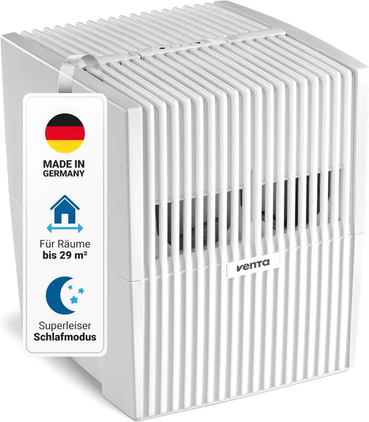 VENTA, LW15 Wilgoczniki, filtr, 5 l, 20 dB, 2 W, 29 m, duży zbiornik, higiena, tłumik, bezprzewodowy