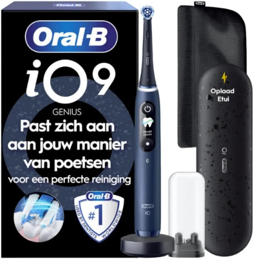 Oral-B, Stacja Series 9, szczotka, 7 trybów, niebieski, do pielęgnacji zębów