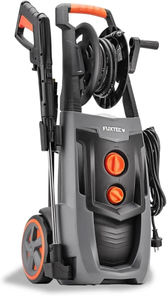 Fuxtec, Wysokie ciśnienie czyszczące FX- HDRP2500- 2500 W, 2500 W, duży zbiornik, 195 Bar, Elastyczne 7m, 7.8 l / Min FX-HDRP2500-2500 W