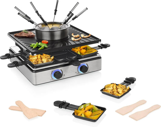 Princess, Księżniczka 5- in-1 Fondue, 1, 3 l, 1800 W, termostat, wyjmowalny 5-en-1