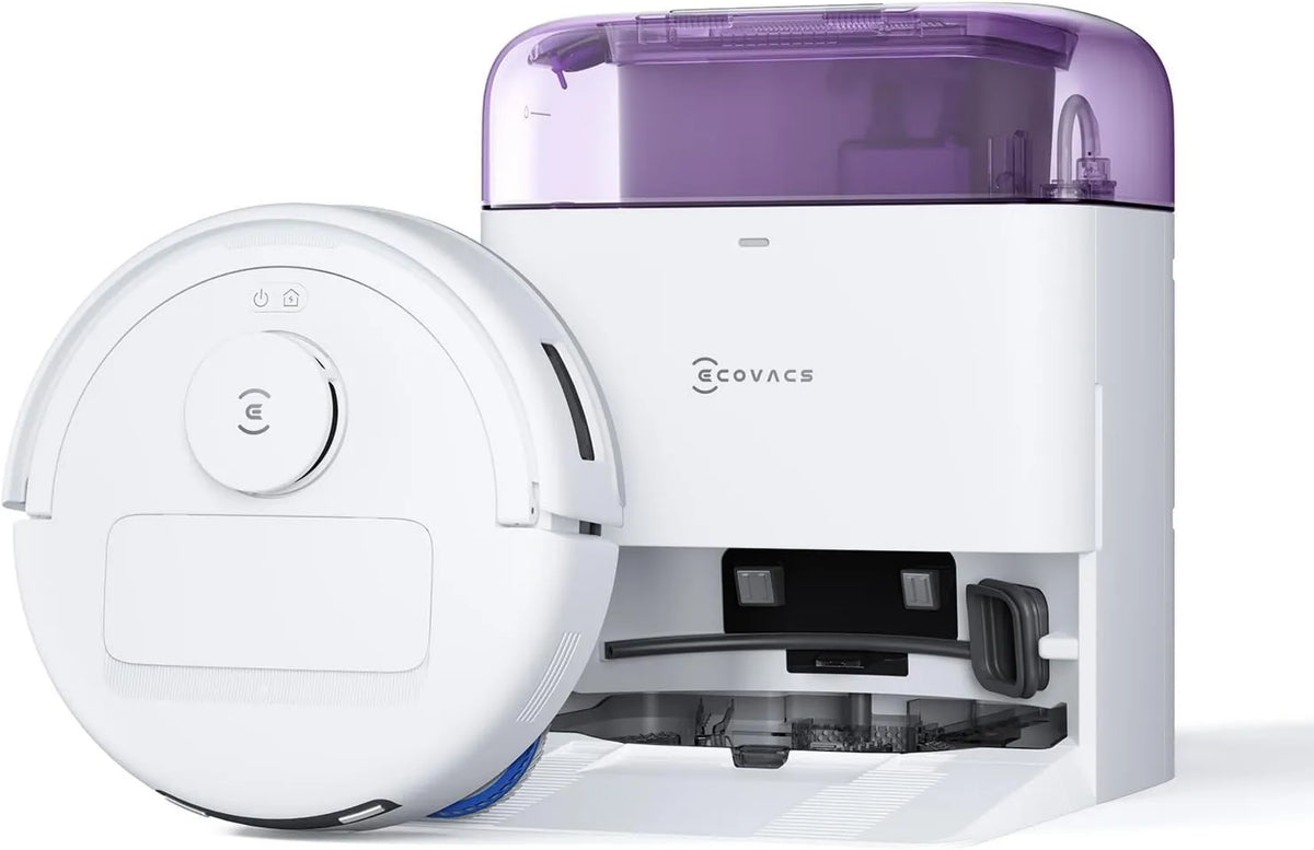 ECOVACS robot sprzątający, Odkurzacz, 38, 5 cm, 55 dB, DEEBOT, odkurzanie i suszenie 45°C, kompaktowe 38, 17 mm przejście, OZMO Turbo mycie, 0 OZMO