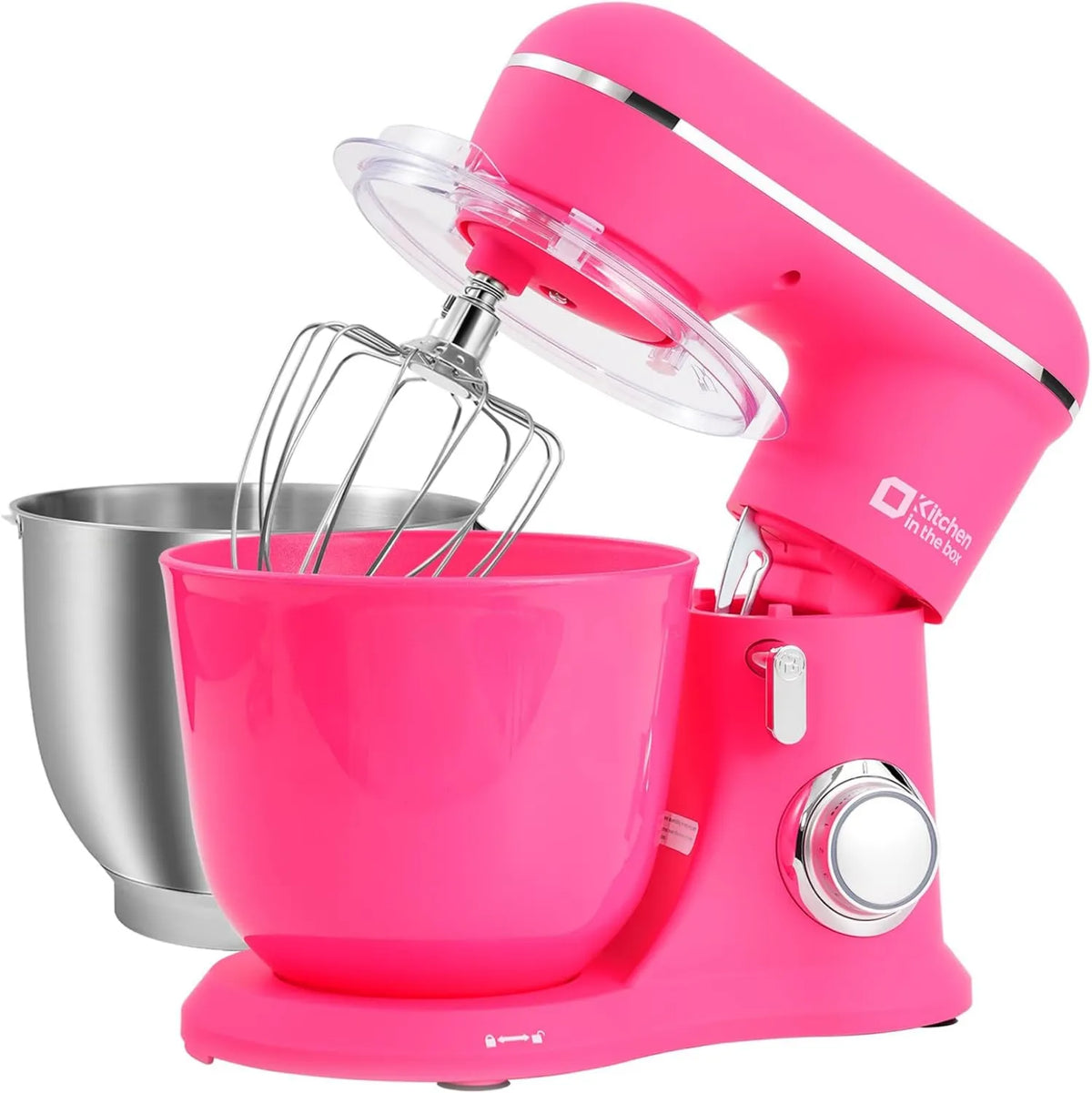 Robot kuchenny, 4,5 L, 1300 W, Kitchen in the box robot kuchenny, 4,5 L i 5 L maszyna do ugniatania ciasta, mieszadłem i trzepaczką