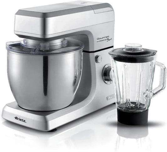 Ariete robot kuchenny, Mikser, 7 l, 1200 W, stal nierdzewna, 1598 Planetarne pastorasowe smakosz, Kamera szklana 1, 5 l, 6 prędkości
