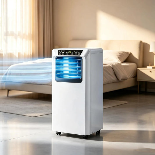 LOODIKA klimatyzator przenośny, Denawilżacz, laptop, Wi-Fi, tłumik, biuro, Air Pro przenośny Wi-Fi jednostka AC 12, 000 BTU z pilotem