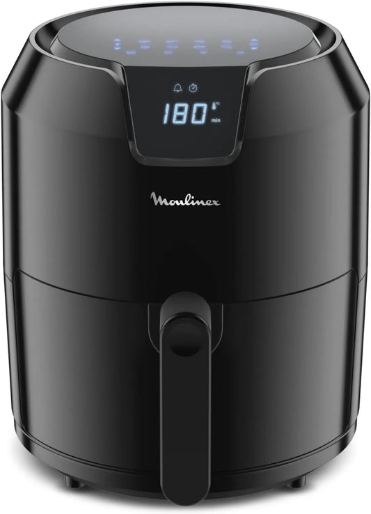 Moulinex frytkownica beztłuszczowa, EZ401810 suszarka na gorące powietrze, 4.2 l, 8 programów, dotyk, grill, Easy Fry cyfrowy Oil Free Fry XL + Grill, ekran dotykowy
