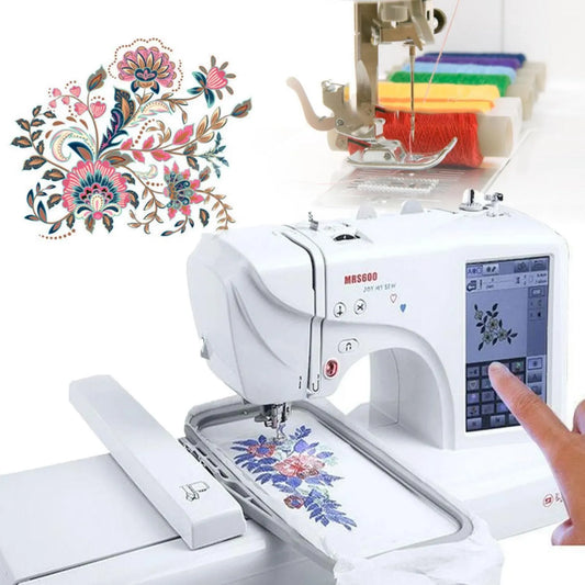 YANGYMM, X 9 Maszyna do haftowania, Elektryczna Maszyna do szycia, Elektryczna Maszyna do haftowania, Ekran LCD, do Home Apparel