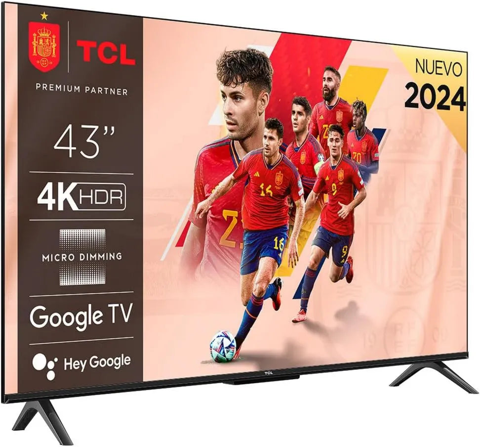 TCL telewizor, Google 43P61B Smart TV, 43 cali, TV, 4K UHD, HDR, 43P61B 43 'LED UltraHD 4K HDR Google TV