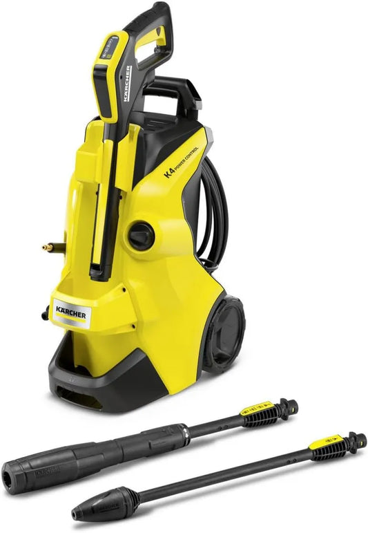 Kärcher myjka ciśnieniowa, 130 bar, 420 l, 30 m², 11,5 kg, Myjka ciśnieniowa K 4 Power Control, wydajność powierzchniowa: 30 m²/h, filtr wody