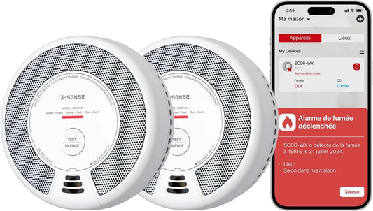 X-Sense, Detektor SC06- WX, Wi-Fi, Aplikacja SC06-WX