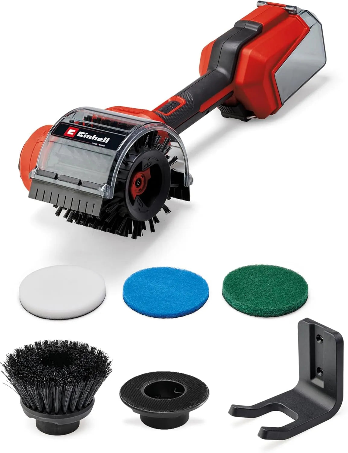 Einhell, Akumulator, Szczotka, 18 V, 3 podkładki, bezprzewodowy