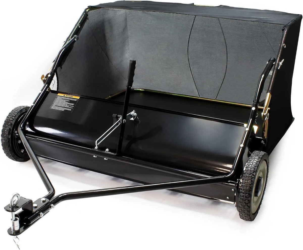 WilTec, kolektor, czyszczący, zamiatacz podłogi, 1725 x 1035 x 585 mm, 340 l, 96 cm, kosiarka ATV samobieżna