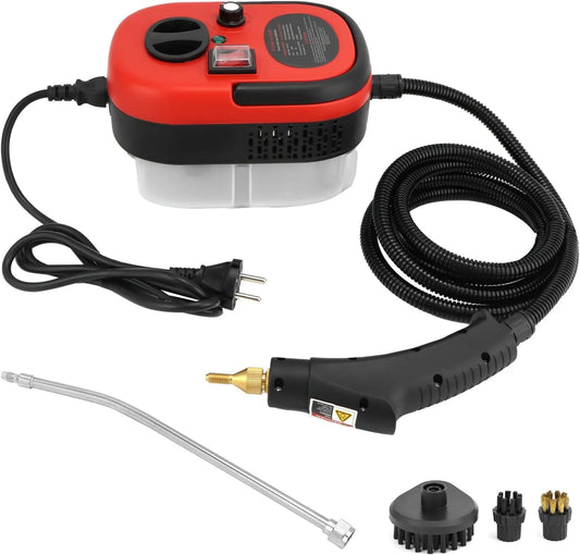 QWORK myjka parowa, Czyszczenie parowe, 2500 W, przenośne, wykorzystanie podłogi, kuchnia, samochód, okna i sofa