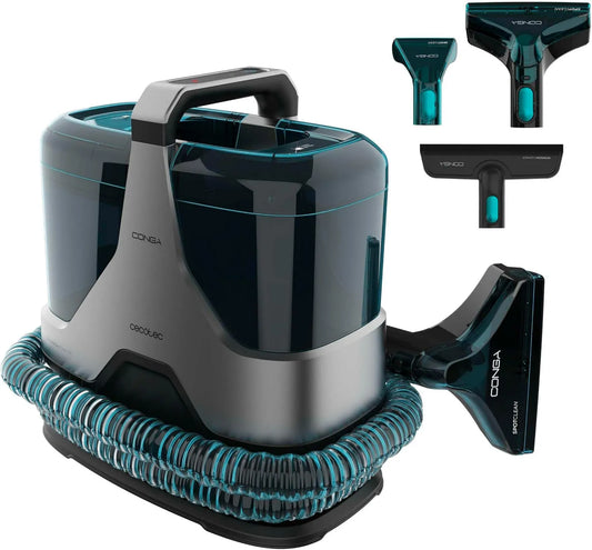 Cecotec odkurzacz piorący, czyszczenie dywanów i tkanin, czyszczarka, 600 W, 15 kPa, 100 ml, 7 m, duży zbiornik