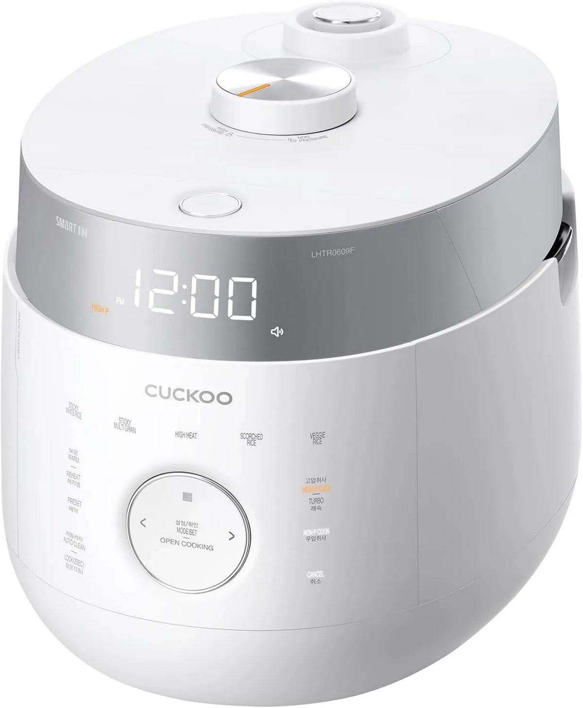 CUCKOO ryżowar, CRP-LHTR0609F Kuchenka, elektryczna kuchenka ryżowa, 1, 08 l, 6 Cups, biały