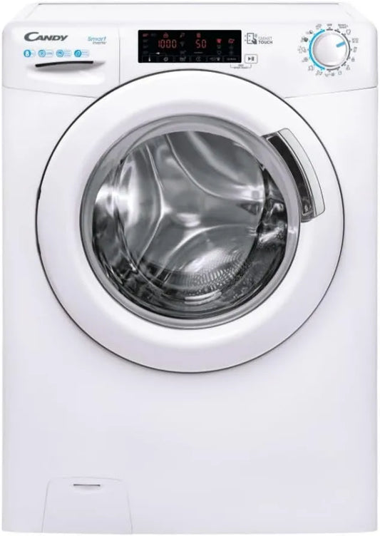 CANDY pralka, 128TXME- S, 60 CM, 8 kg, stojąco-stojąco, biały, 1200 tr, min, Suszarka do śmietników open- plan CS 128TXME- S - 8 kg - Indukcja silnika 128TXME-S
