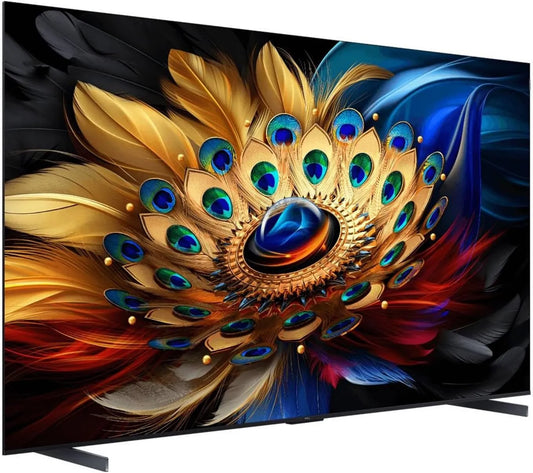 TCL telewizor, 65C69B Smart TV, 164 cm, TV, 4K UHD, QLED, TV QLED 65C69B 164 cm 4K UHD 2024 Szczotkowane aluminium