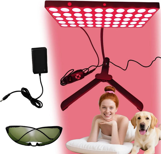 Warmforwel, Lampa przenośna, 30 W, 660 nm, 850 nm, zegar, 5 poziomów, do twarzy i twarzy