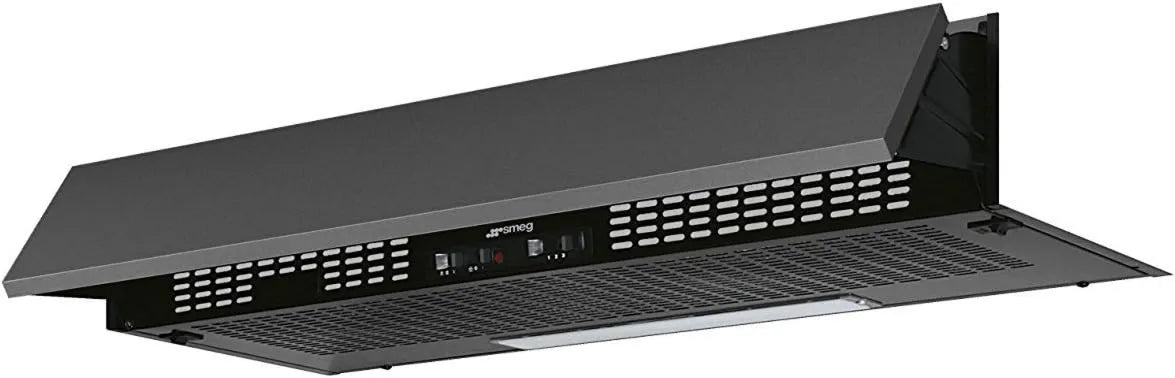 Smeg KSEIR92NE2 okap kuchenny, 225 m³/h, 68 dB, 52 dB, okap kuchenny 225 m³/h Wbudowany czarny D