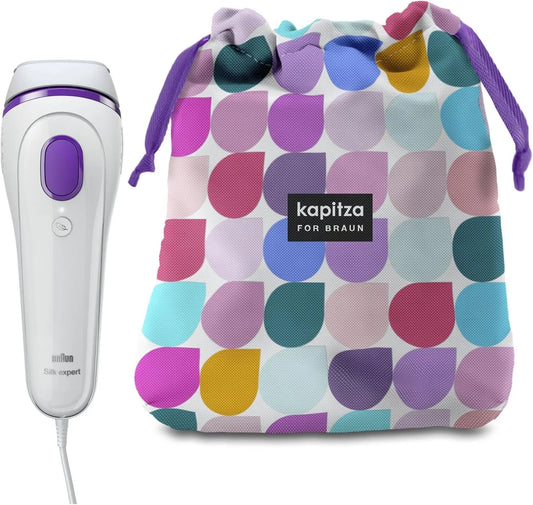 Braun depilator IPL, Aparatura do usuwania włosów z włosów dla kobiet, Dylator, biały