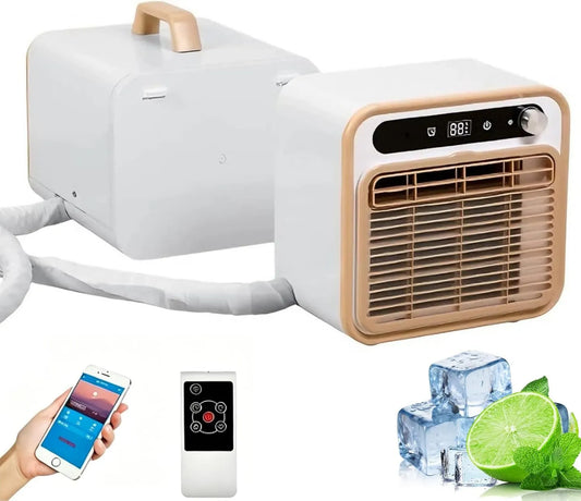 Generic klimatyzator przenośny, Klimatyzator 12h, 130 m3 / h, przenośny, dotykowy, minutnik, WiFi, tłumik, Wieloscenariuszowe wykorzystanie 2m rurka, D- natężenie przepływu 130m3, agregat chłodzący m3/h