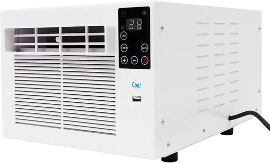 GIDRLL, Klimatyzator, 41, 5 x 28, 3 x 20, 5 cm, 280 W, przenośne, stojące, kemping, samodzielny wentylator 280 W do domu